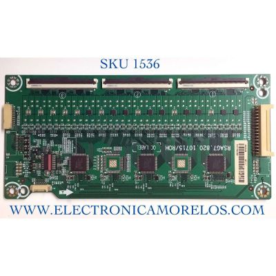 LED DRIVER PARA TV HISENSE NUMERO DE PARTE 282528 / RSAG7.820.10715/ROH / TX212N32BV / PANEL JHD550X3U51-T0L\S0\GM\ROH\ / MODELO 55U6G 55A66FUA / 55U6GR5